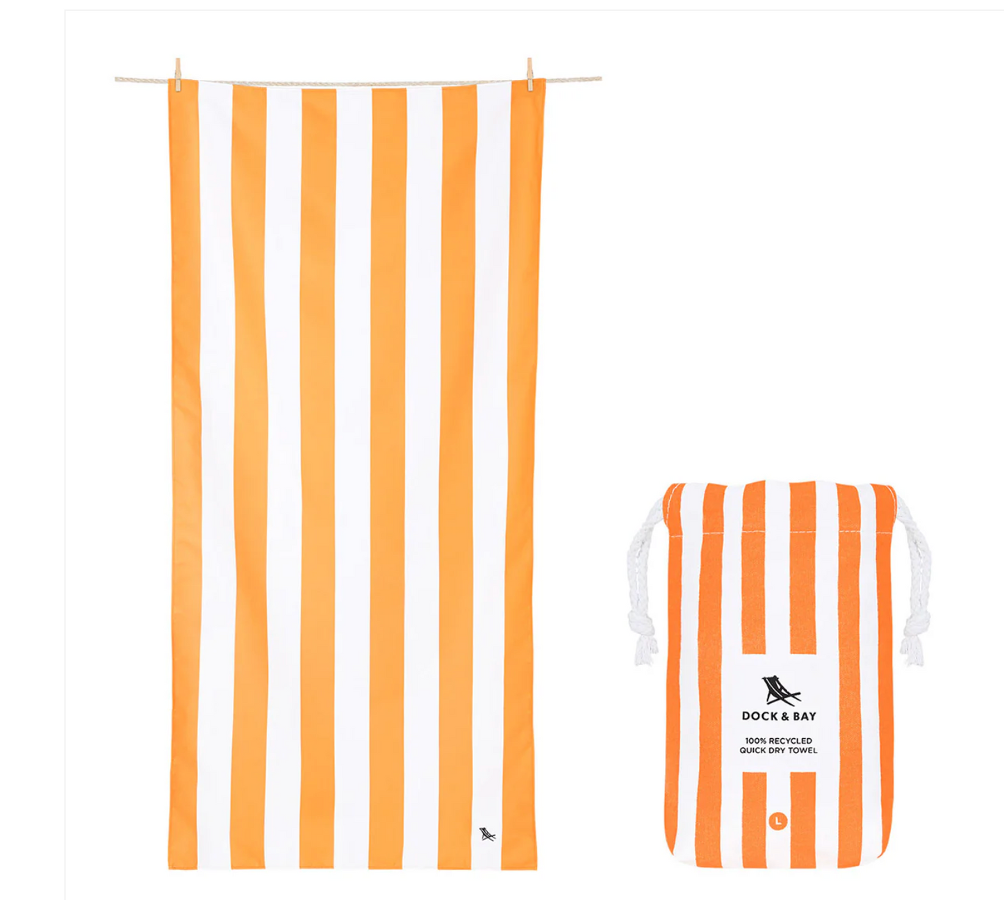 Dock & Bay Beach Towel Cabana Collection L