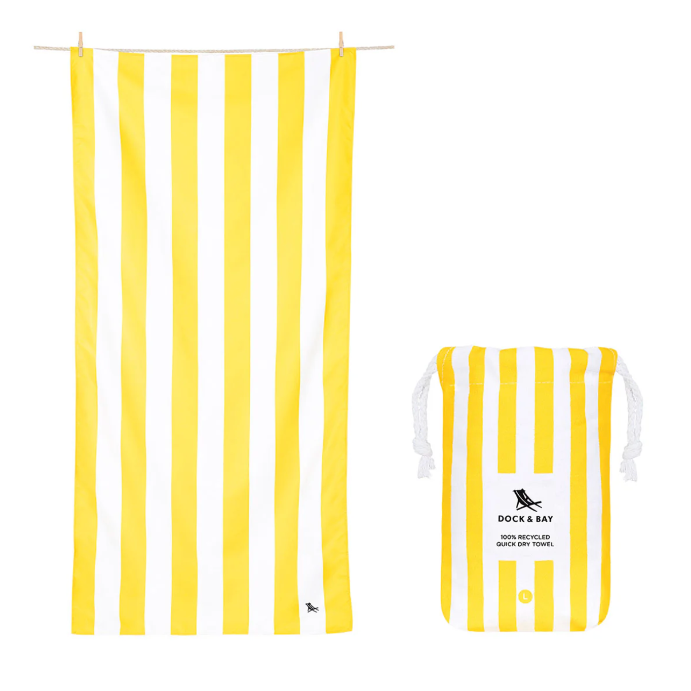 Dock & Bay Beach Towel Cabana Collection L