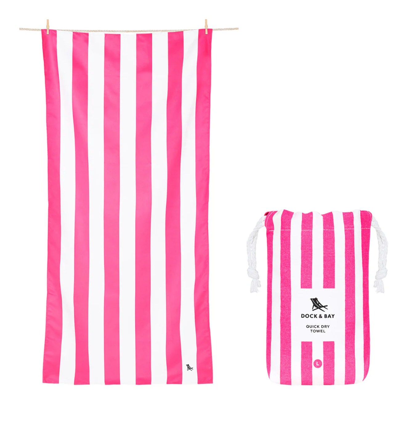 Dock & Bay Beach Towel Cabana Collection L