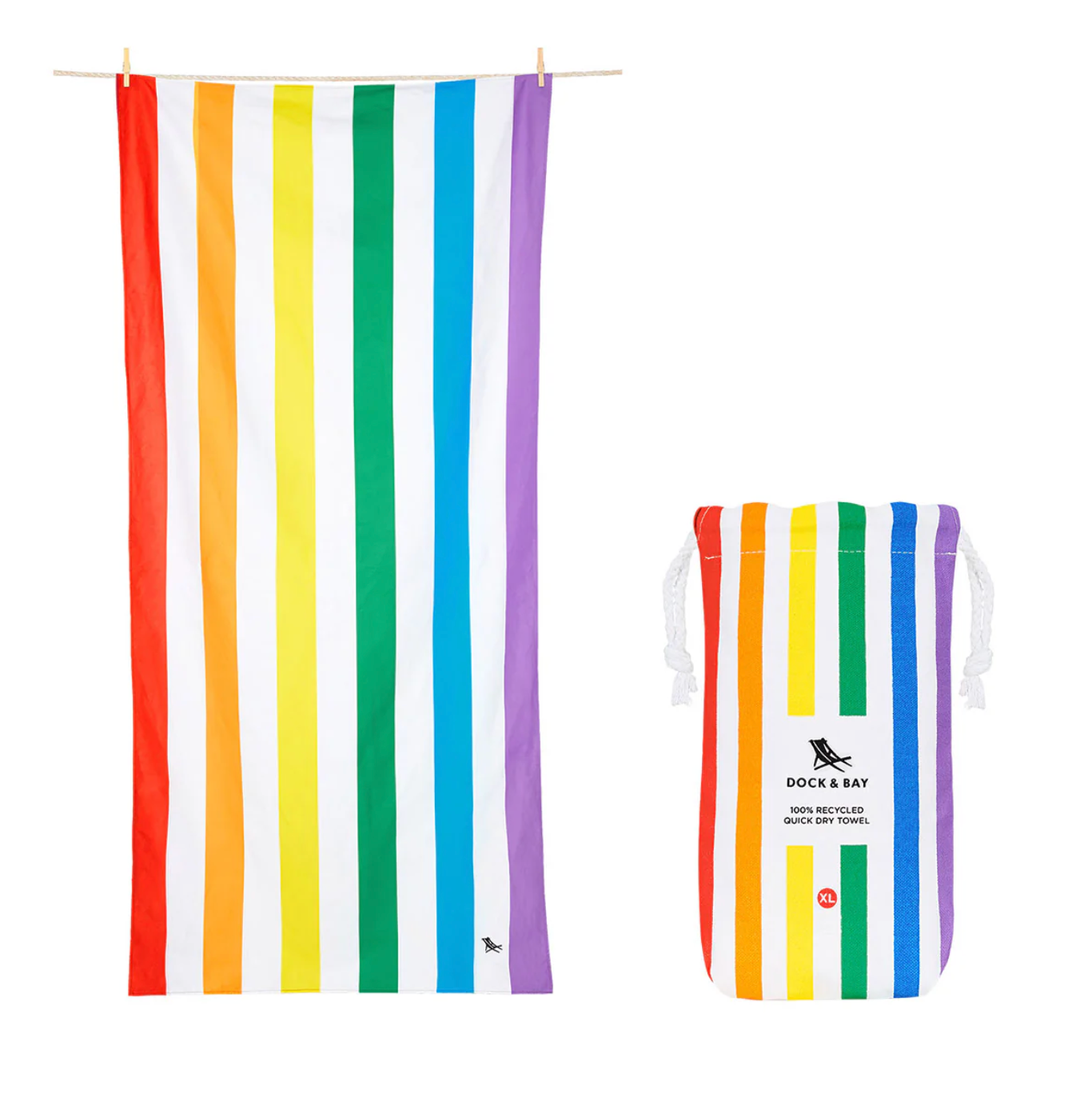 Dock & Bay Beach Towel Cabana Collection XL