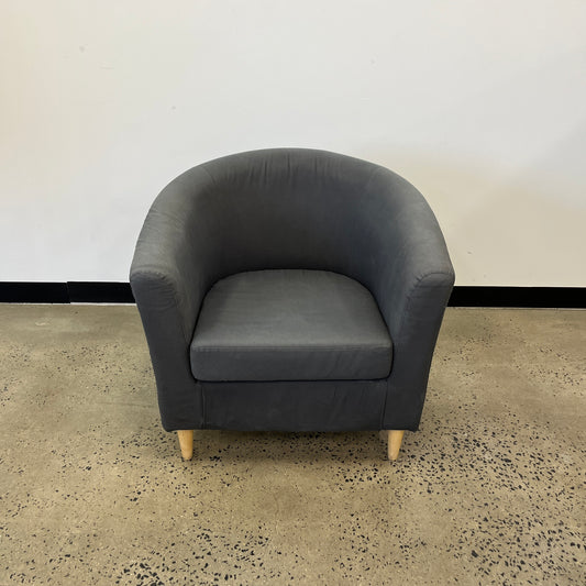 Ikea Tullsta Tub Chair in Charcoal