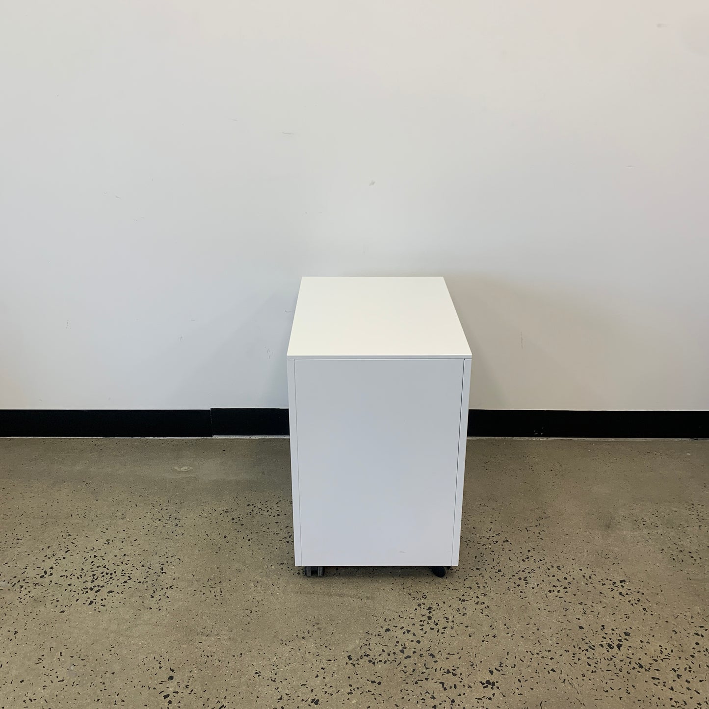 Pedestal Metal White Filing Cabinet