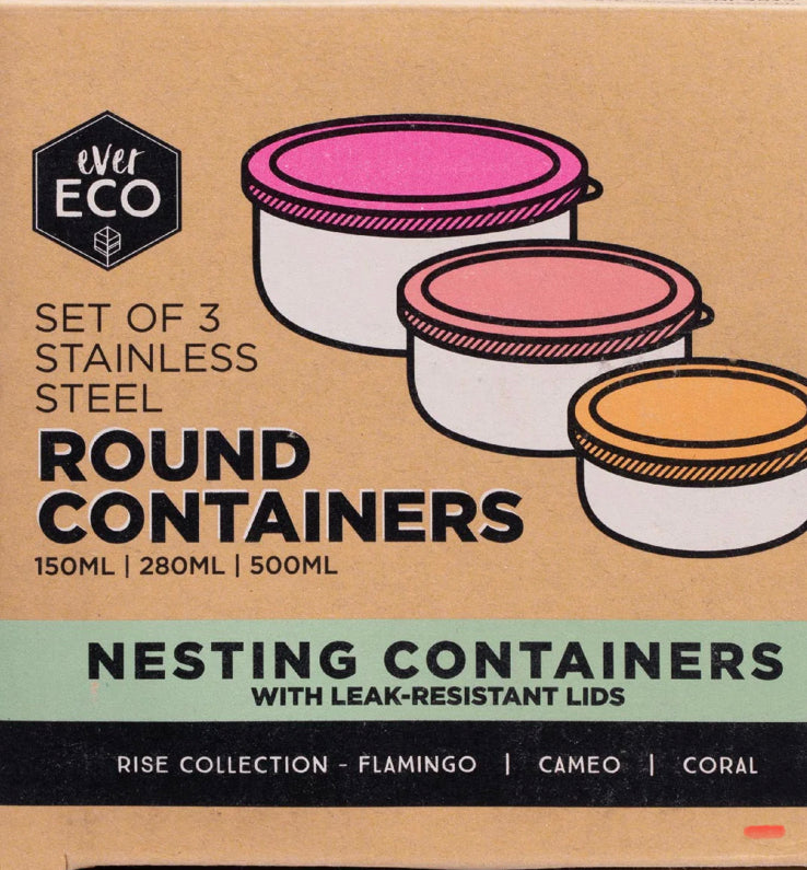 Ever Eco Round Container Set