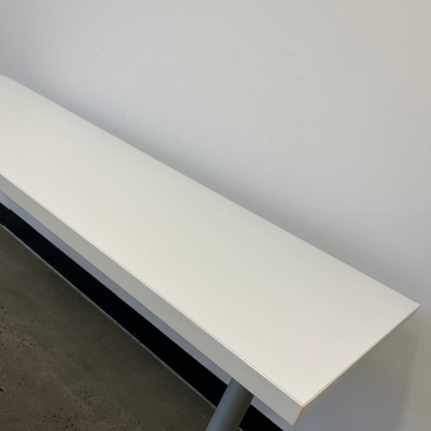 White Folding Flip Meeting Table