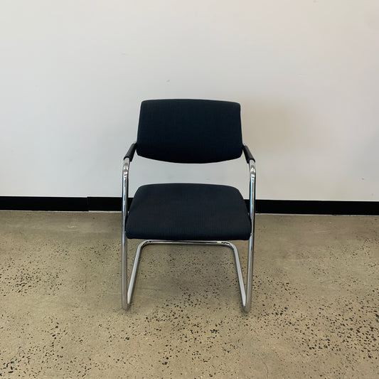 Boss Cantilever Visitor Chair Chrome Arms
