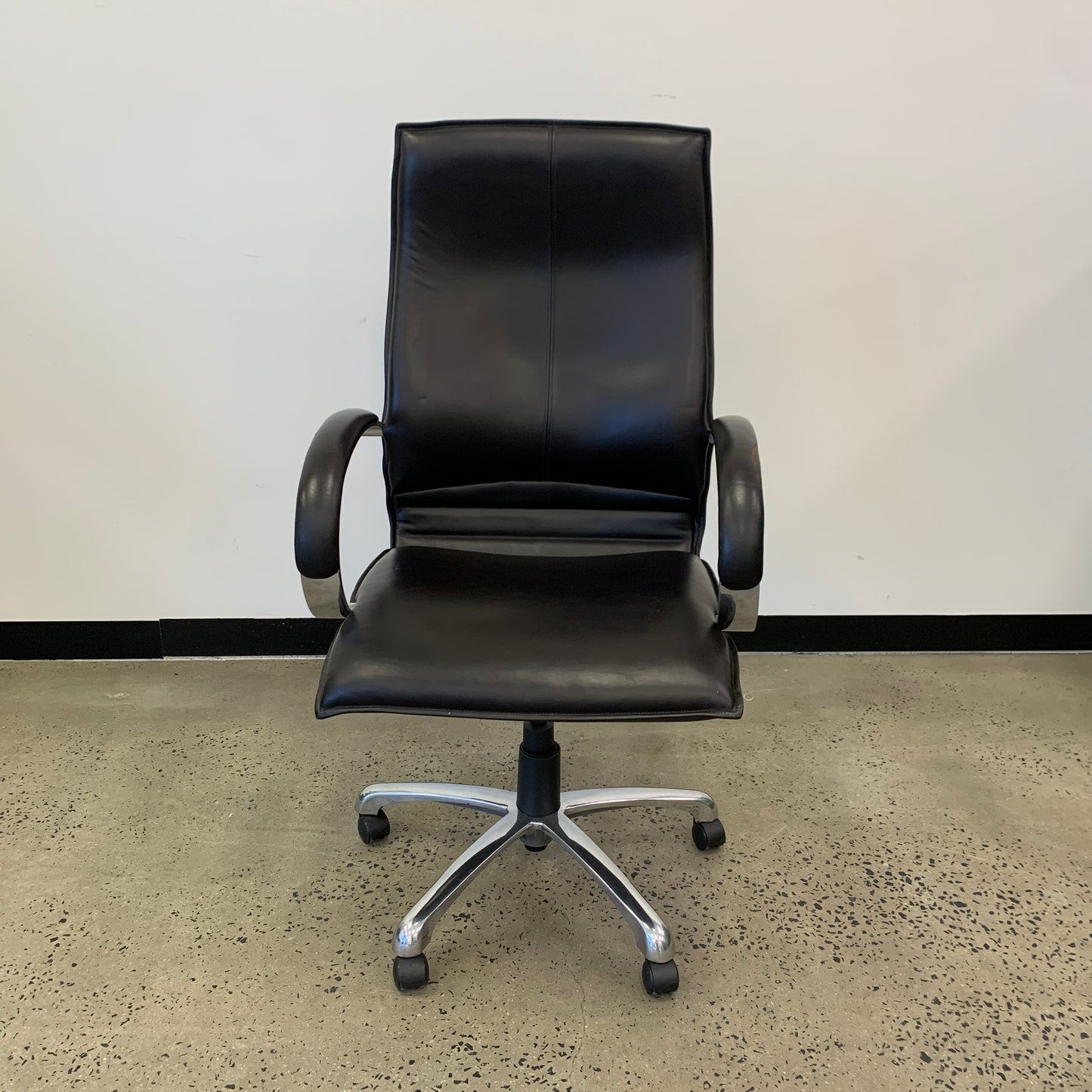 Executive Chair Black Leather