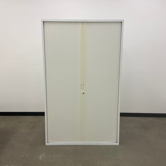 Dexion Tambour Cabinet White