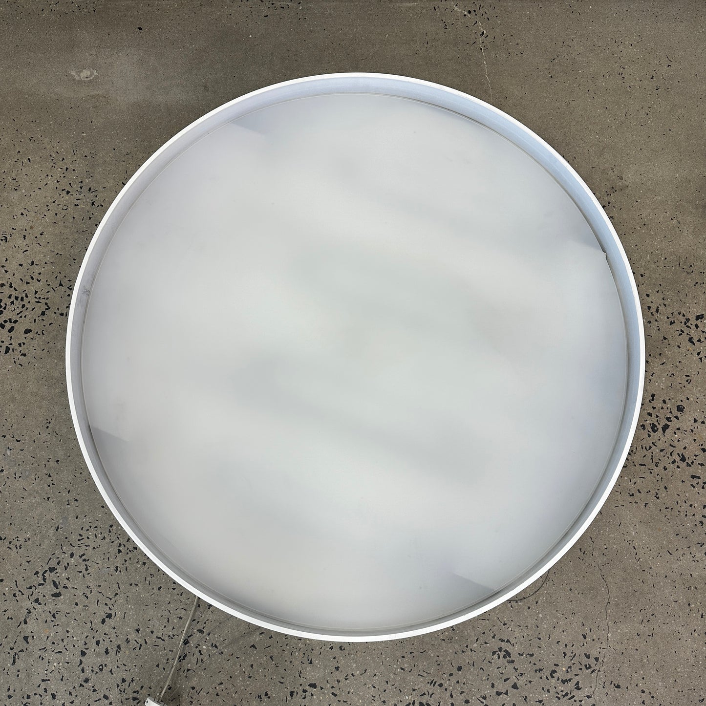 White Circular Pendant Light Fittings