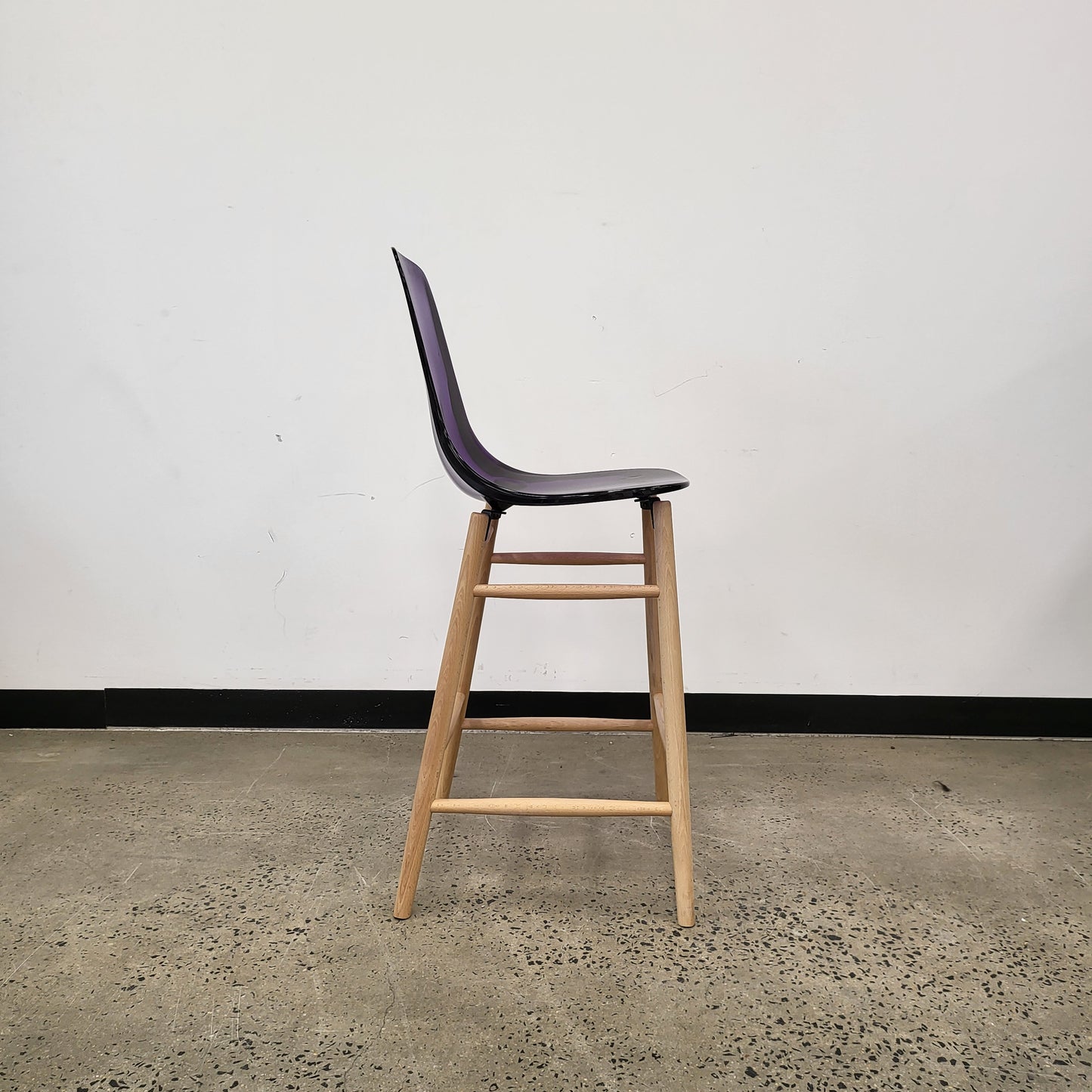 SoftLine All-Kit Pauline Edition Tall Chair Dowel Base in Violet