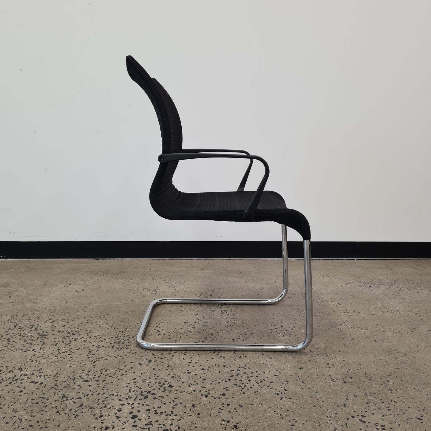 Emanate Cantilever Black Chair