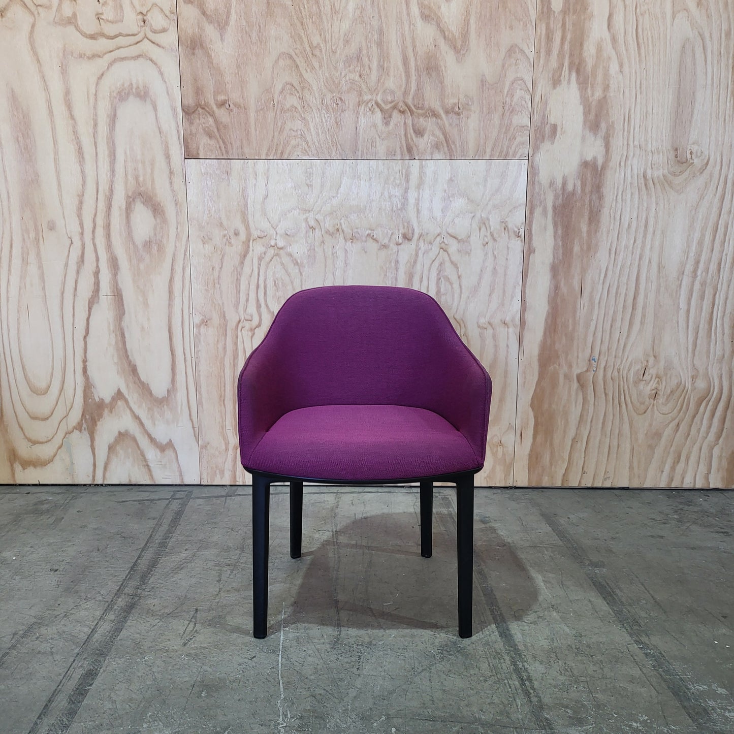 Vitra Purple Softshell Tub Chair