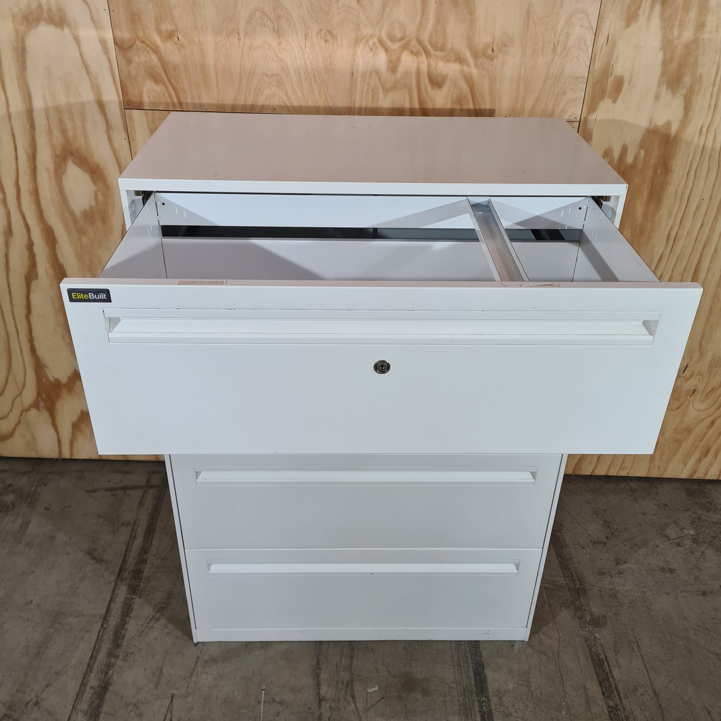 Elitebuilt 4 Drawer Tambour in White