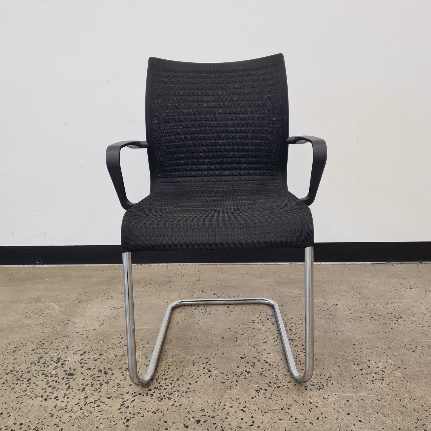 Emanate Cantilever Black Chair