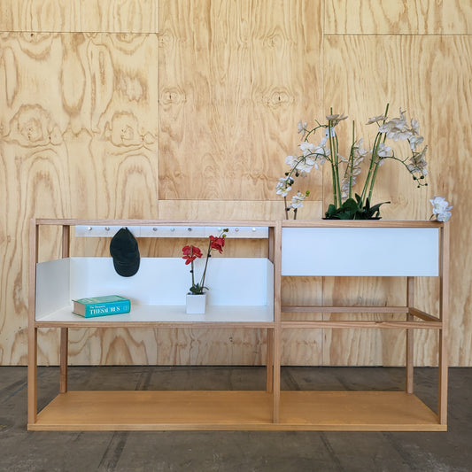 White Metal Shelf