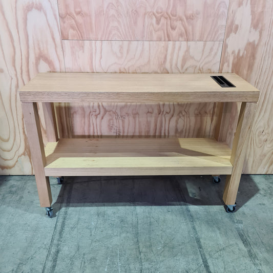 High Timber Table on Castors