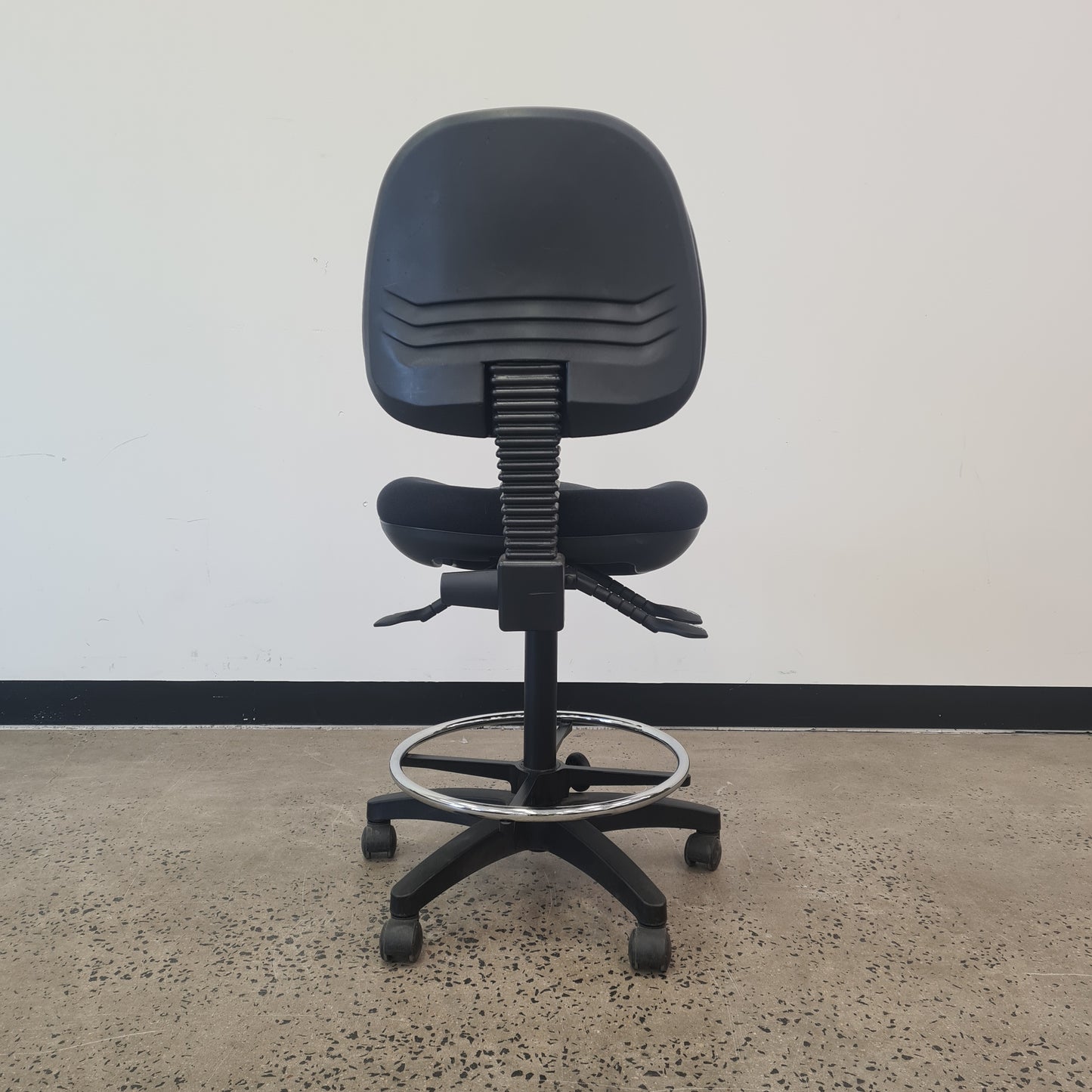 Black Drafting Task Chair