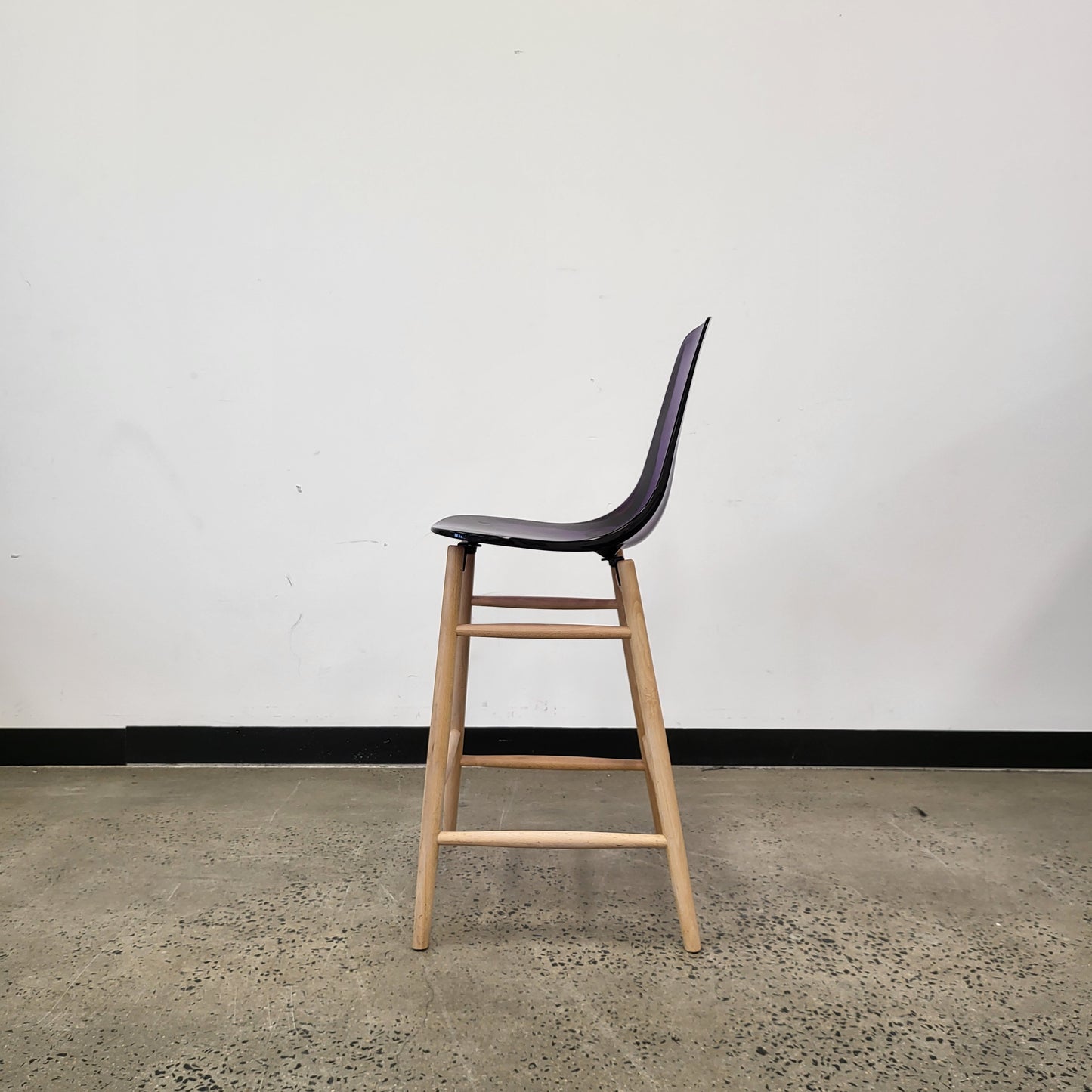 SoftLine All-Kit Pauline Edition Tall Chair Dowel Base in Violet