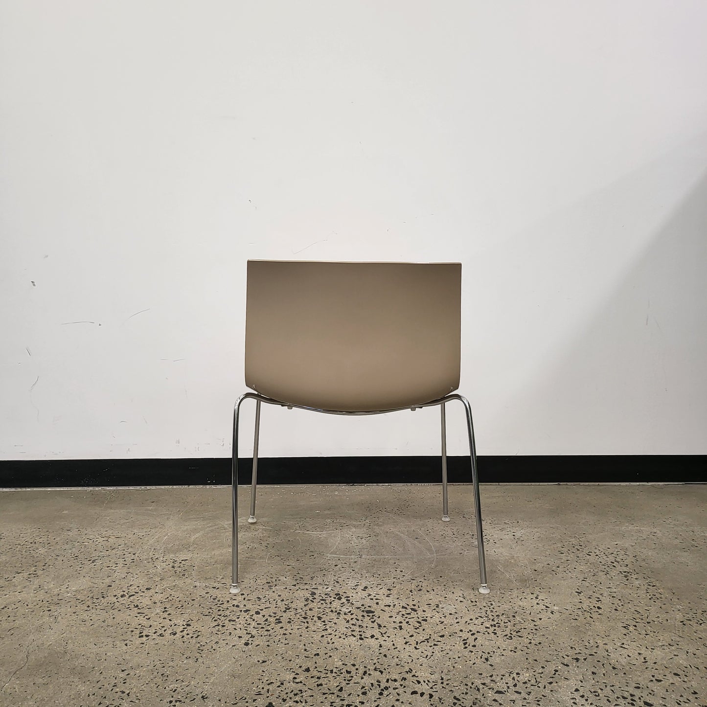 Arper Catifa 53 Chair with 4 Leg Base in White Plywood