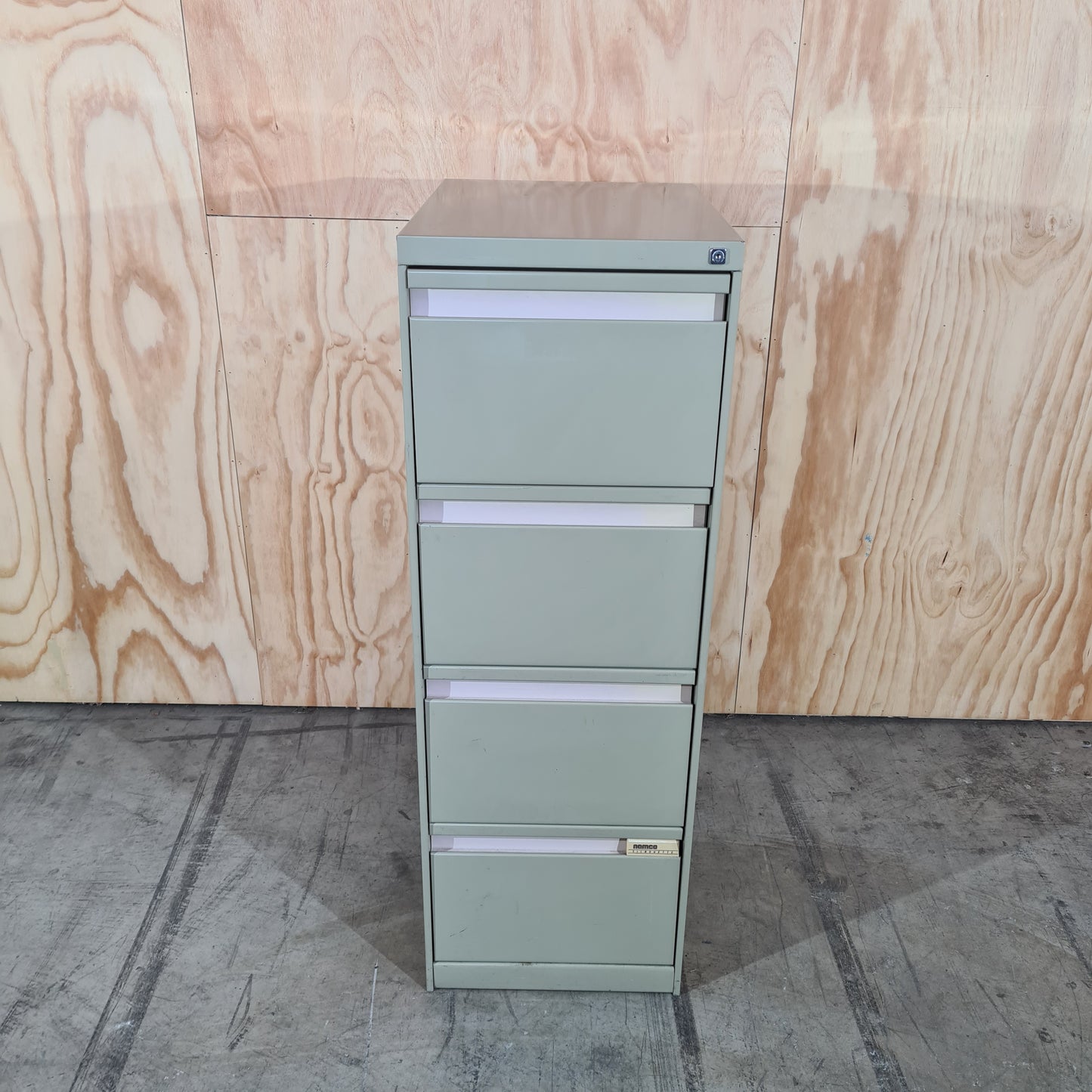 Namco 4 Drawer Filing Cabinet in Green