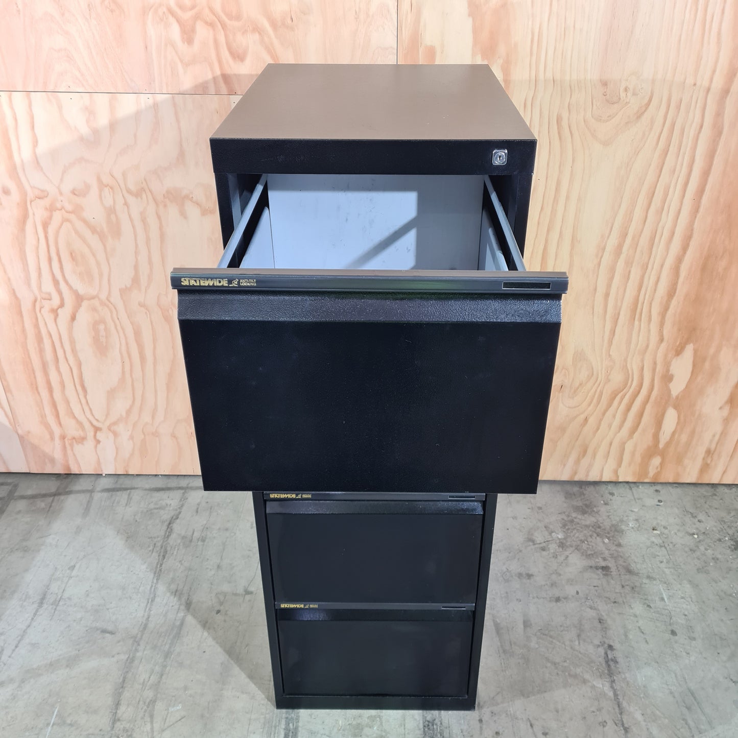 Statewide Filing Cabinet Black 4 Drawers