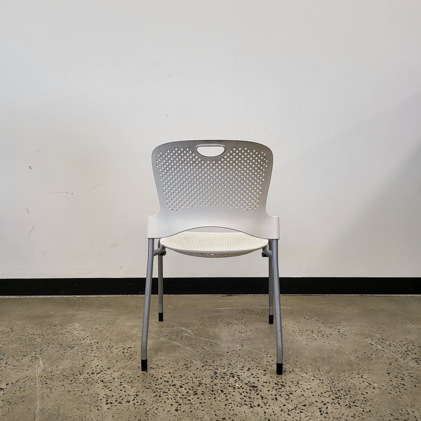 Herman Miller Caper Stacking Chair in White