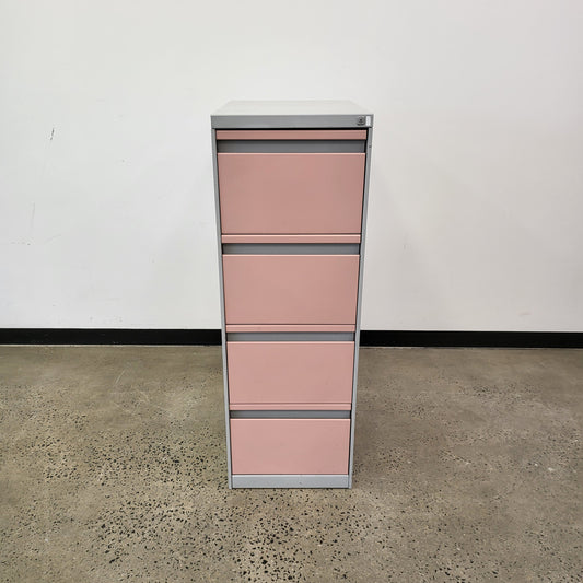 Namco Filing Cabinet in Pink and Grey