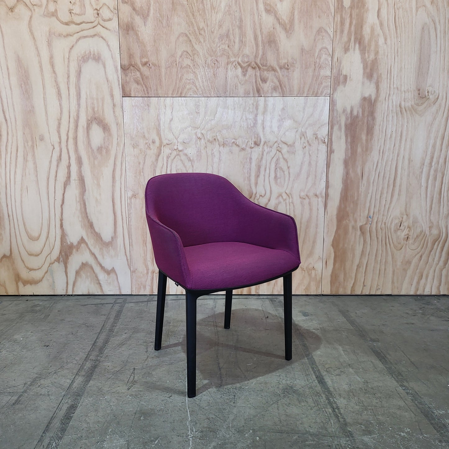 Vitra Purple Softshell Tub Chair