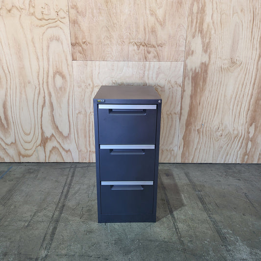 EliteBuilt 3 Drawer Cabinet Charcoal