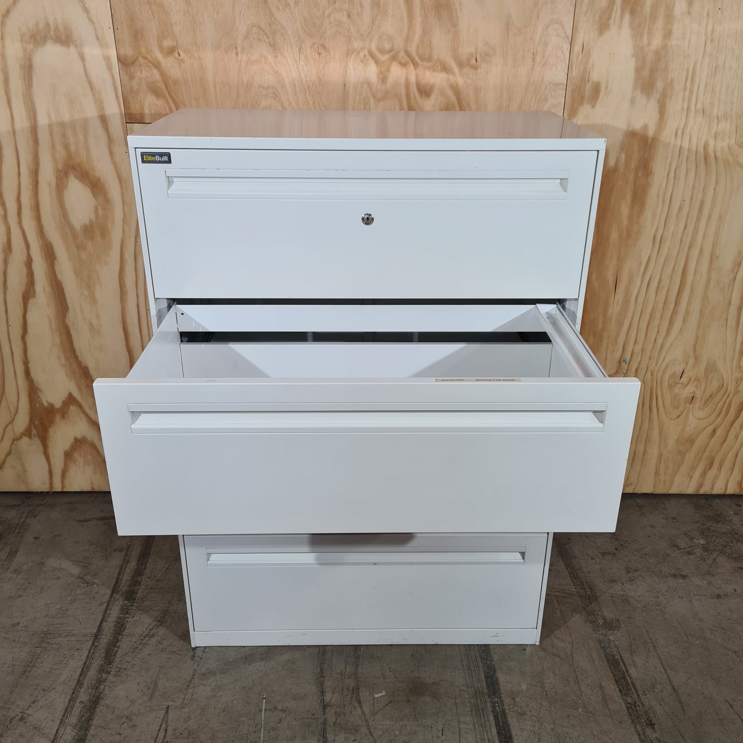 Elitebuilt 4 Drawer Tambour in White