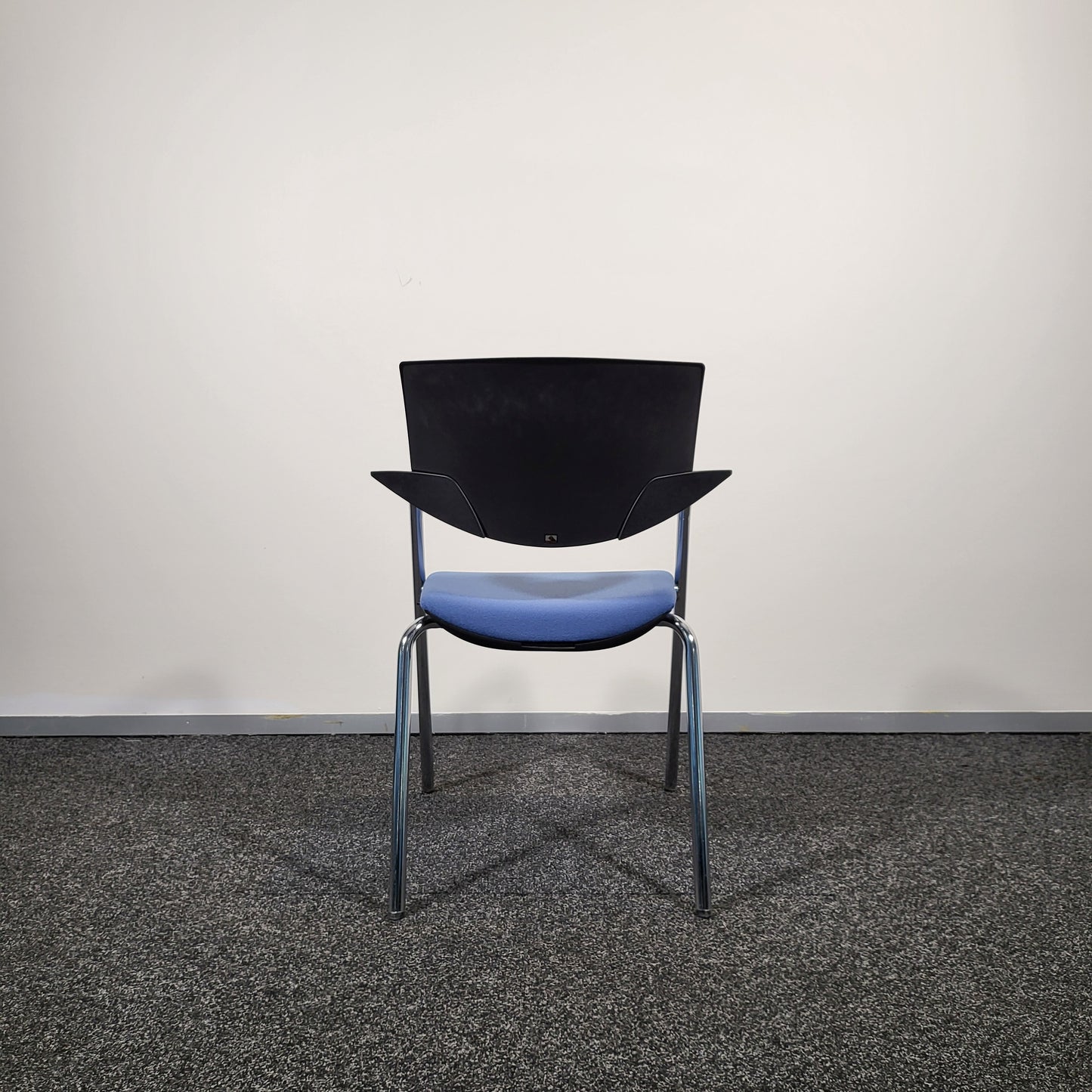 Koenig + Neurath Chair with Blue Upholstery