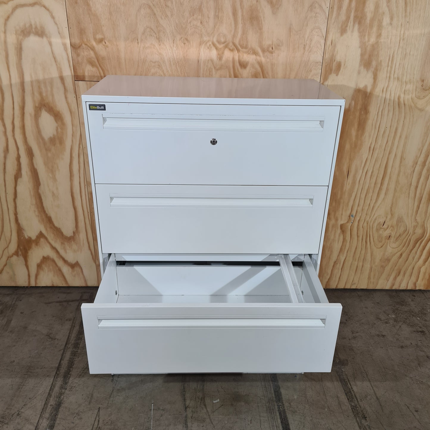 Elitebuilt 4 Drawer Tambour in White