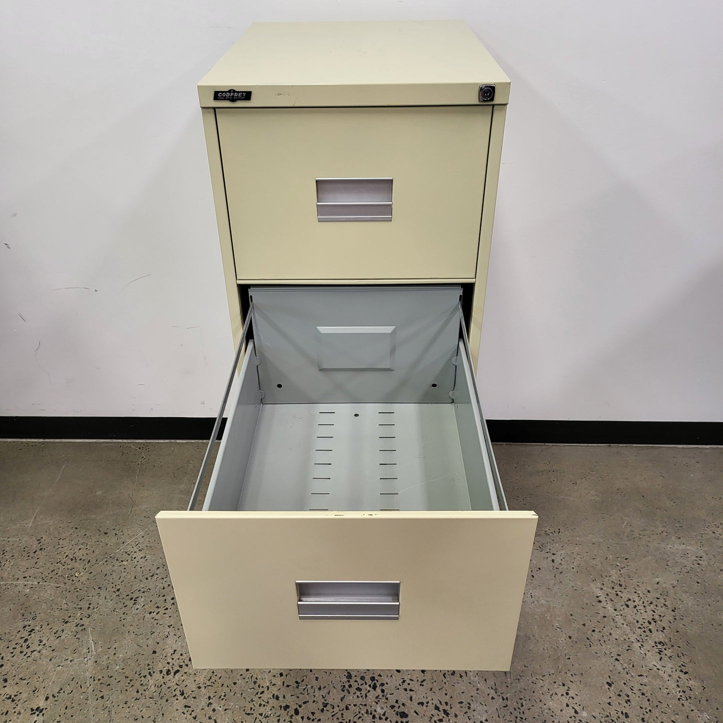 Godfrey 4 Drawer Filing Cabinet in Beige