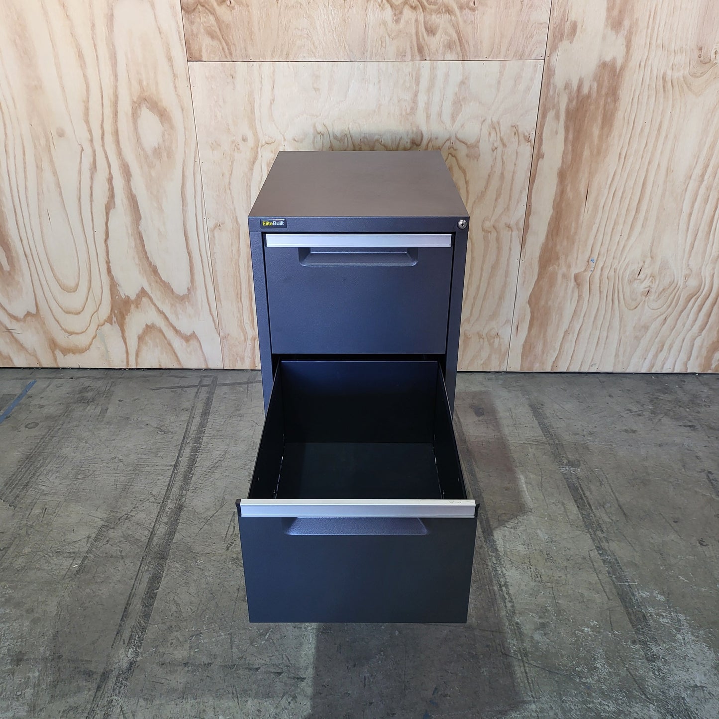 EliteBuilt 3 Drawer Cabinet Charcoal