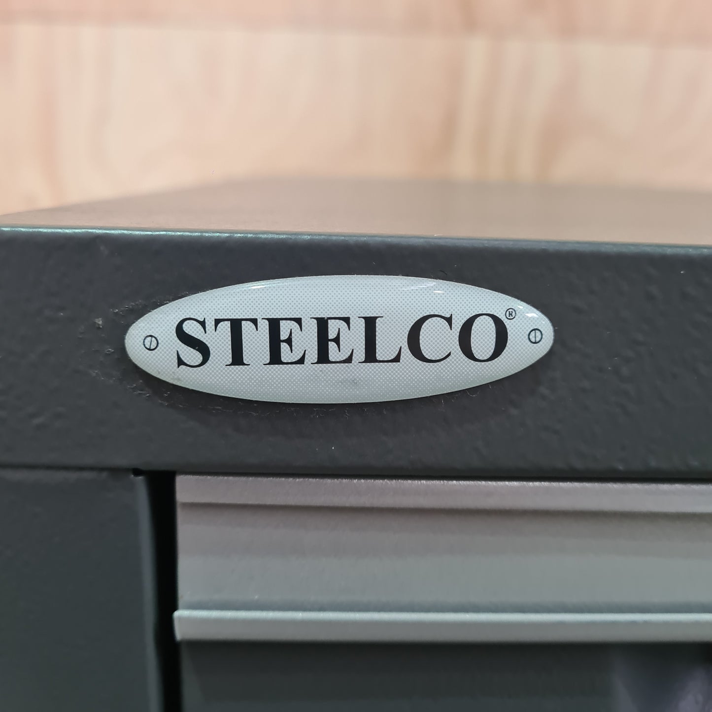 SteelCo 3 Drawer Filing Cabinet in Charcoal