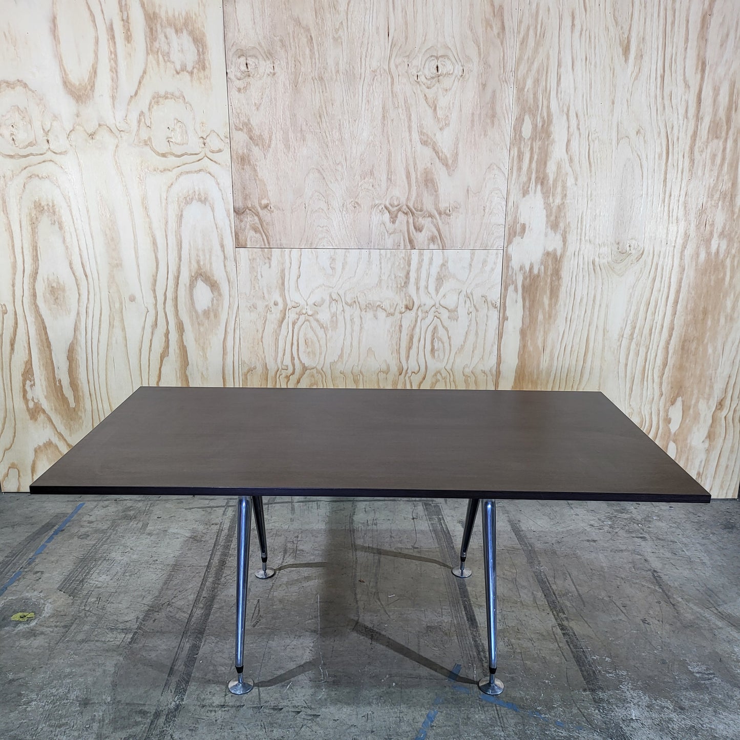 Conference Meeting Room Boardroom Table with Chrome Base