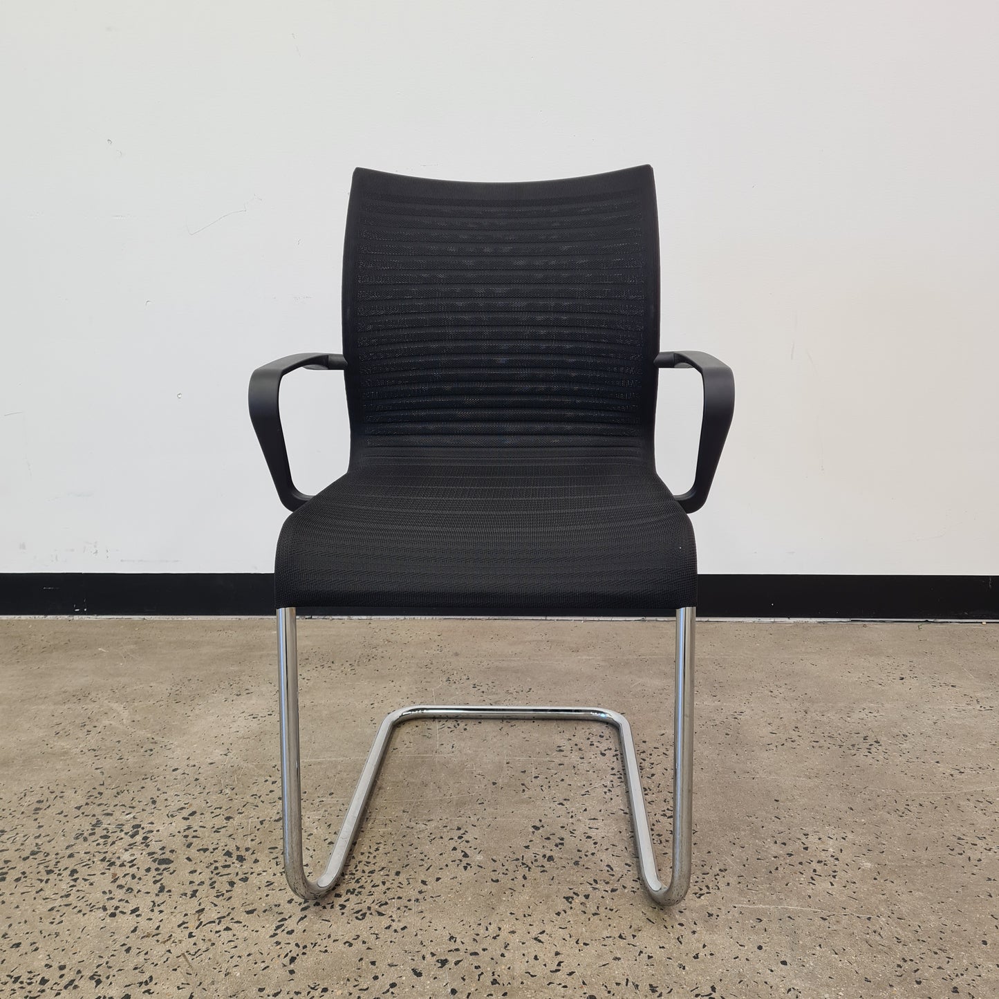 Emanate Cantilever Black Chair