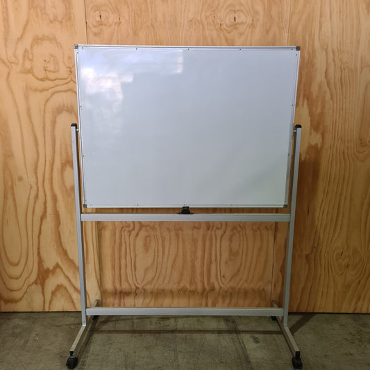 CLEARANCE Double-Sided Whiteboard on Wheels