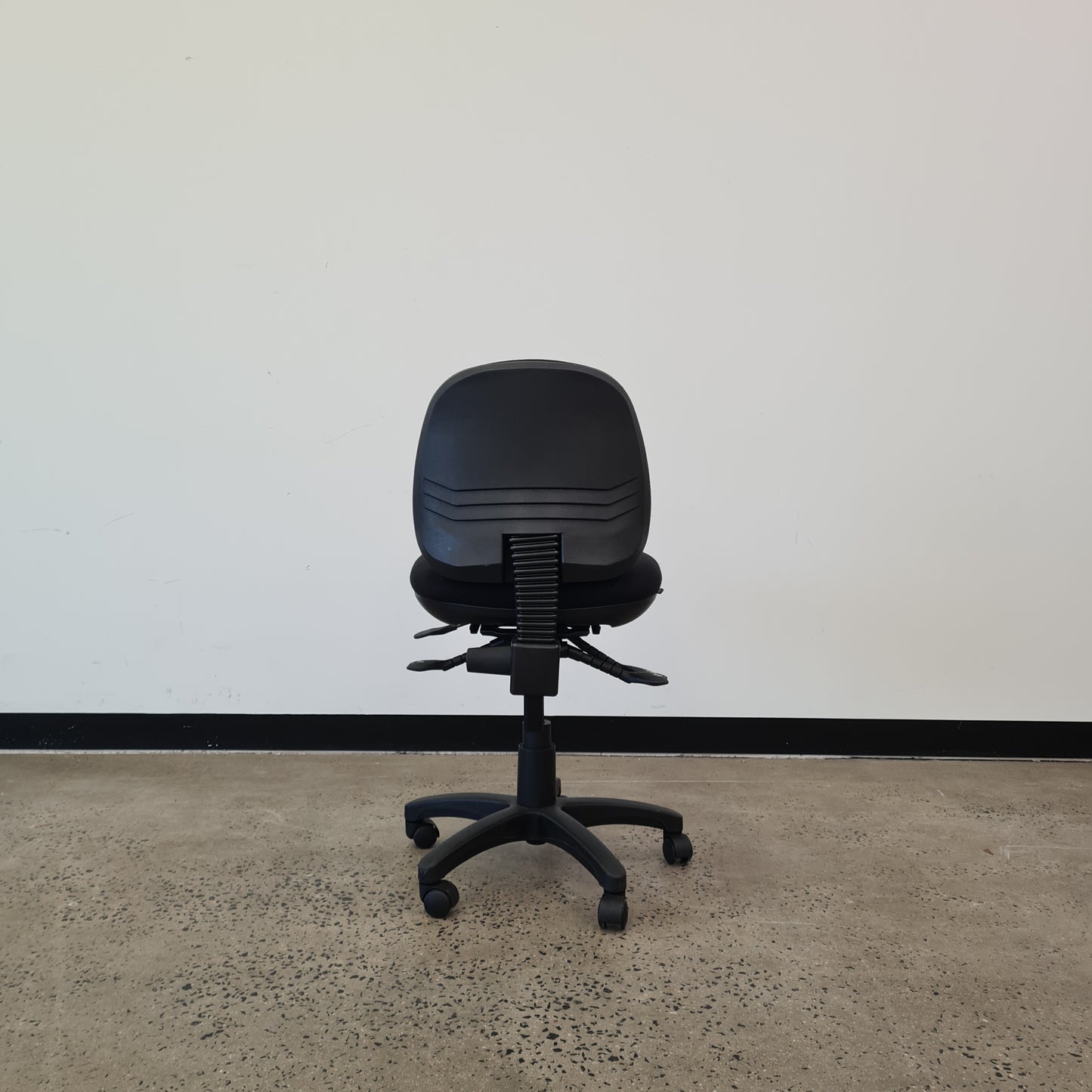 Bowermans Office Task Chair in Black Upholstery