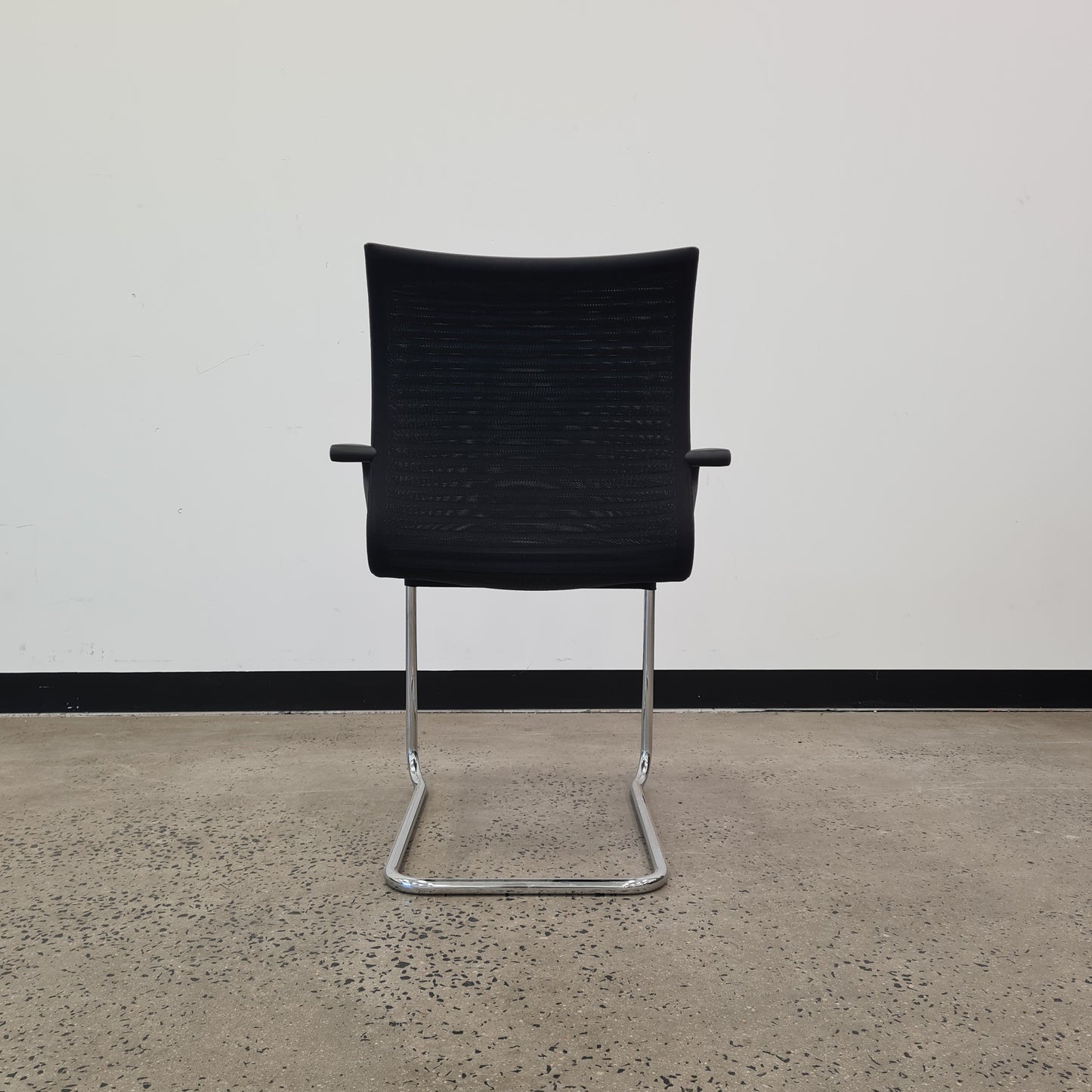 Emanate Cantilever Black Chair