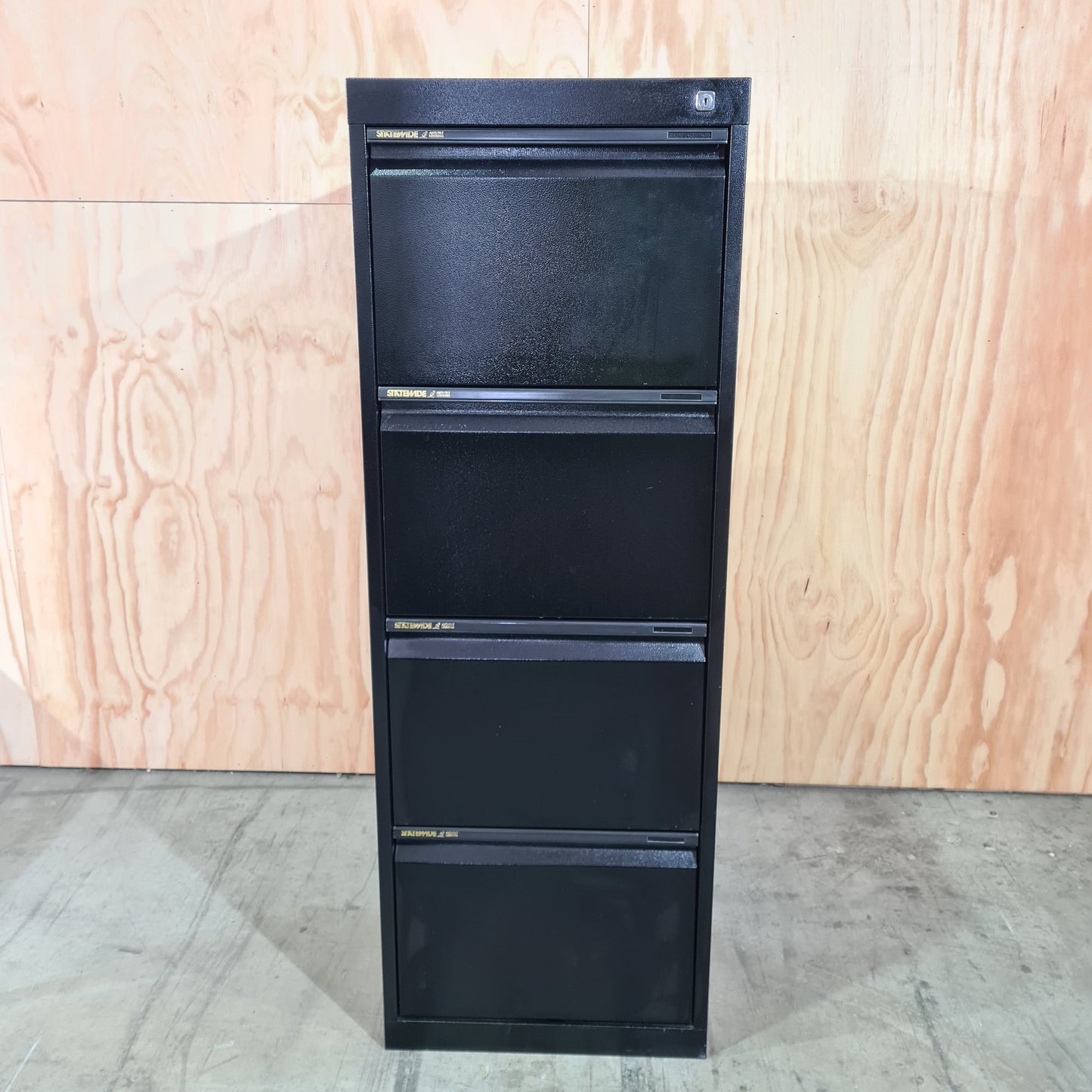 Statewide Filing Cabinet Black 4 Drawers