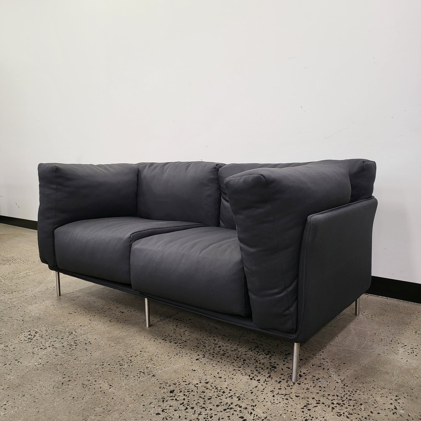 Schiavello Sofa in Charcoal Black