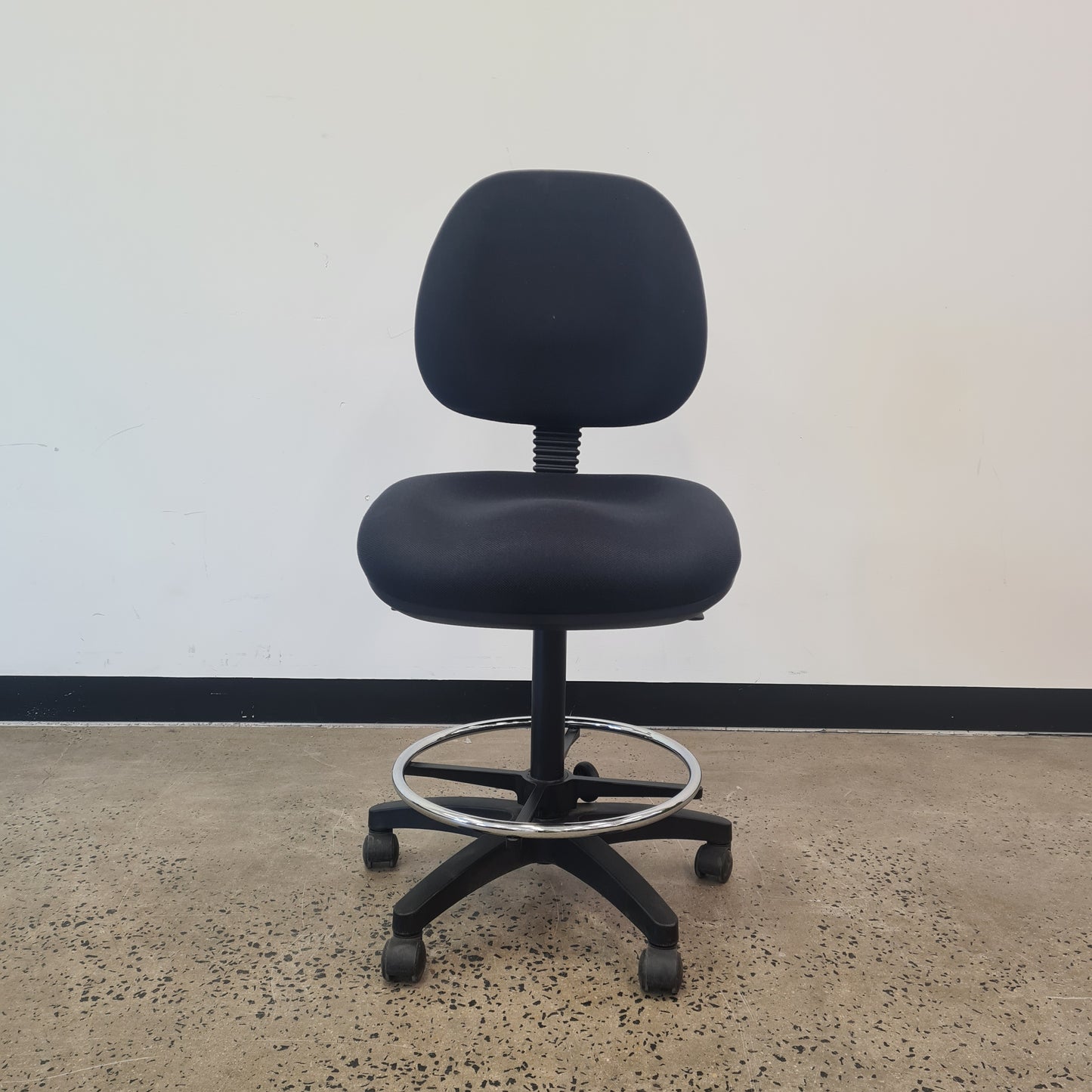 Black Drafting Task Chair