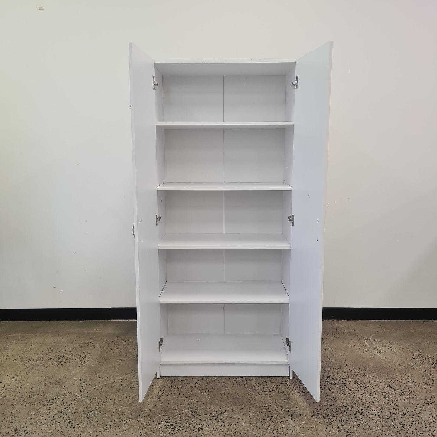 Two Door Cupboard in White