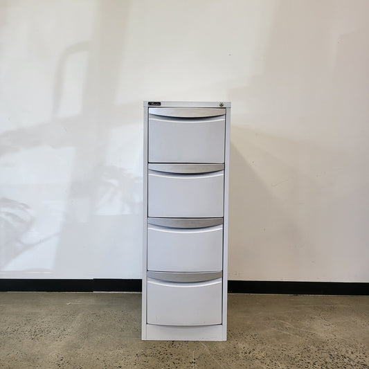 Maestro 4 Drawer Filing Cabinet in White