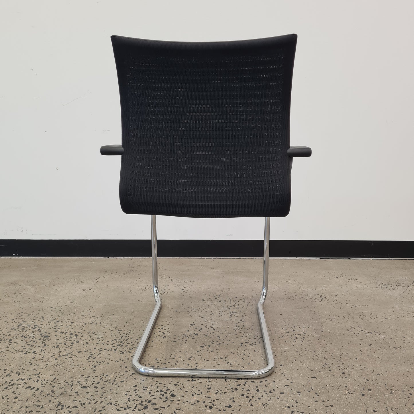 Emanate Cantilever Black Chair