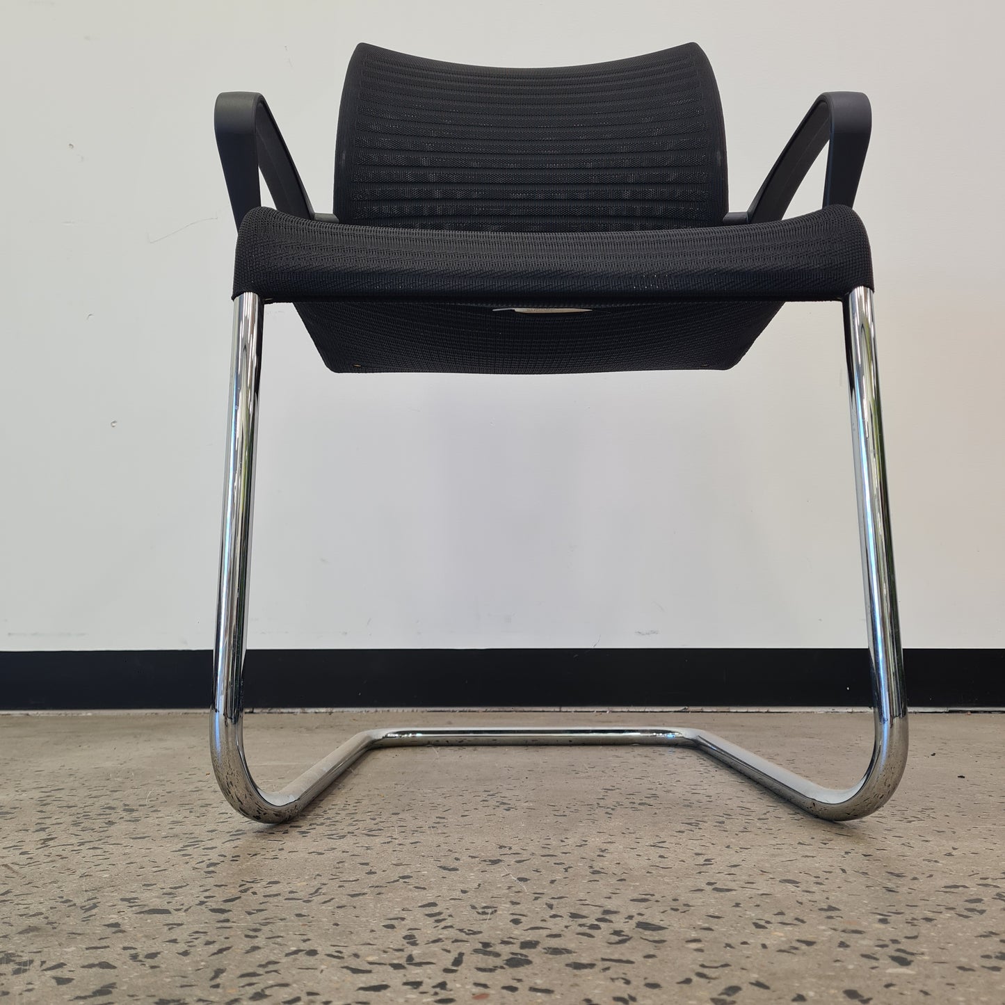 Emanate Cantilever Black Chair