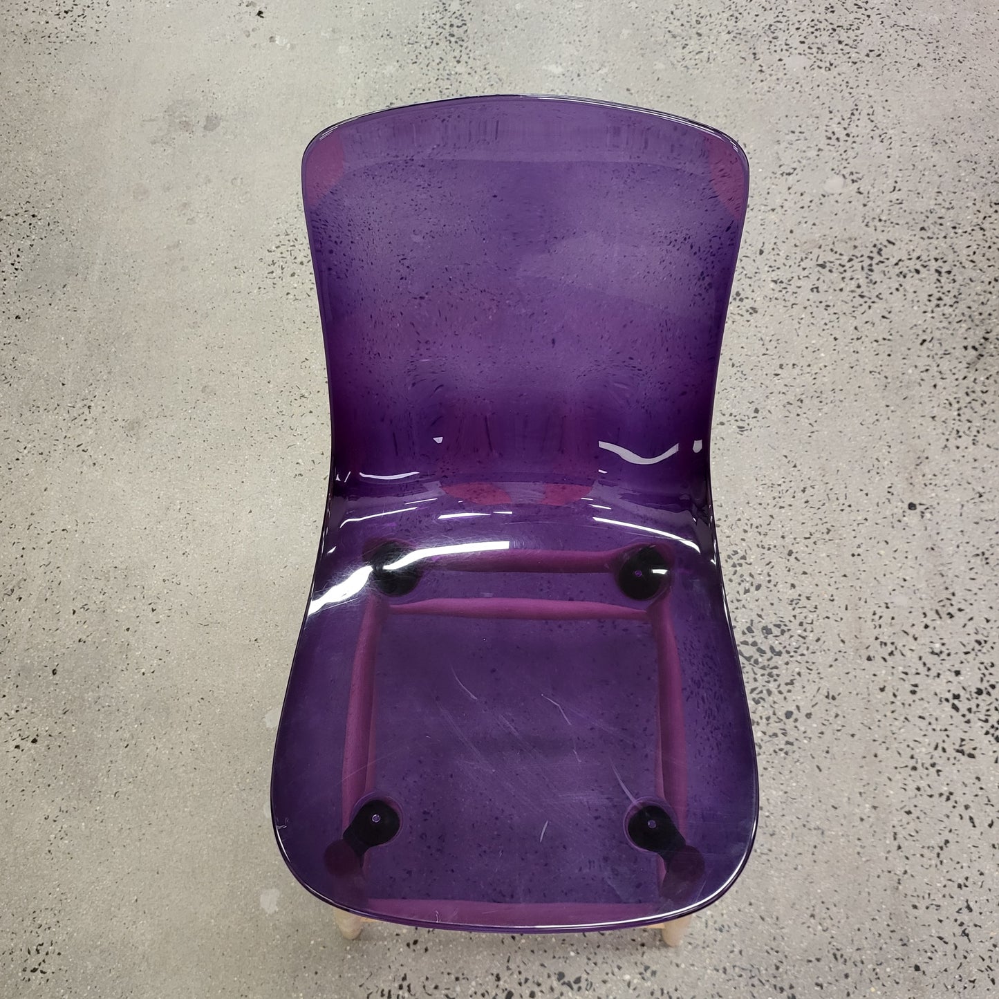 SoftLine All-Kit Pauline Edition Tall Chair Dowel Base in Violet