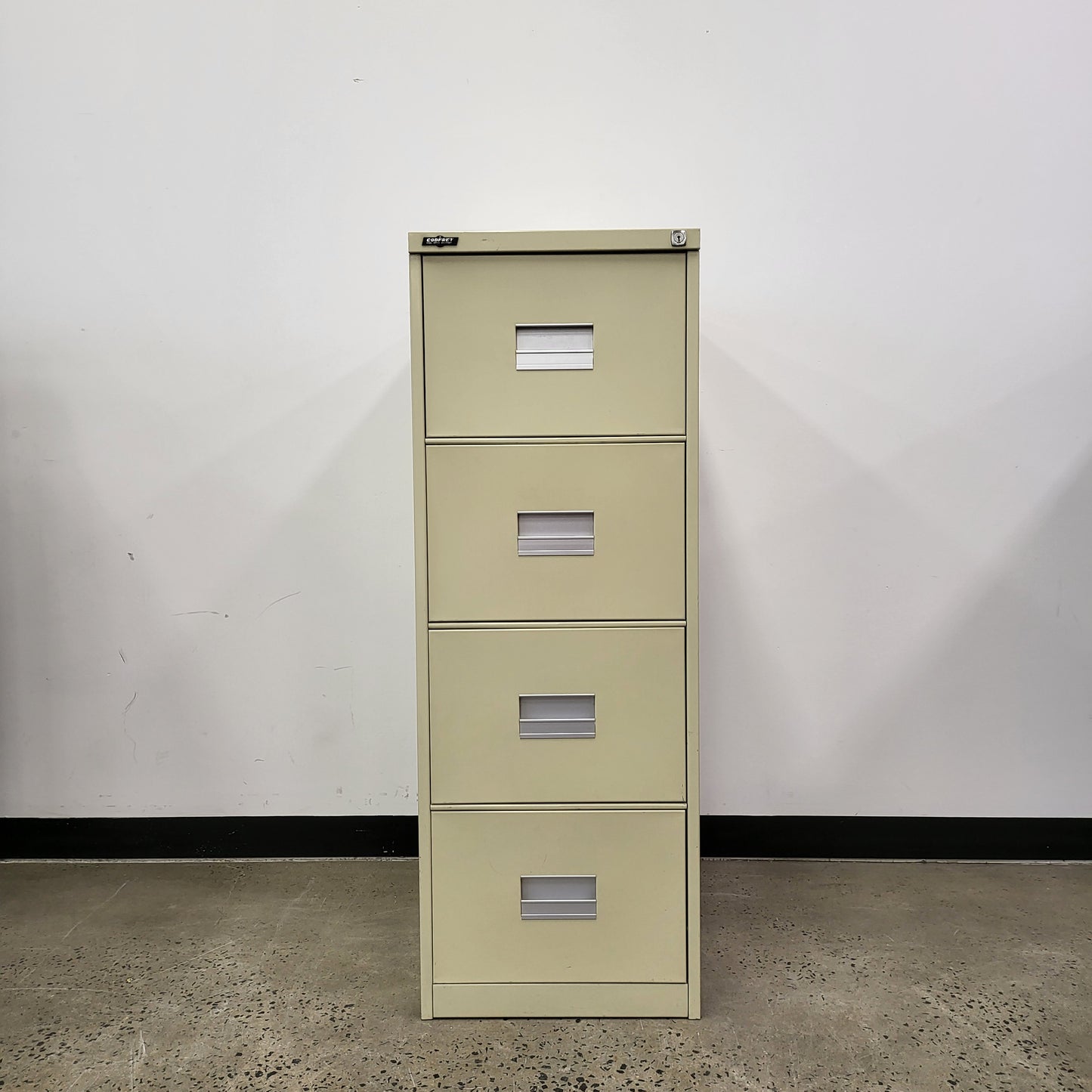 Godfrey 4 Drawer Filing Cabinet in Beige