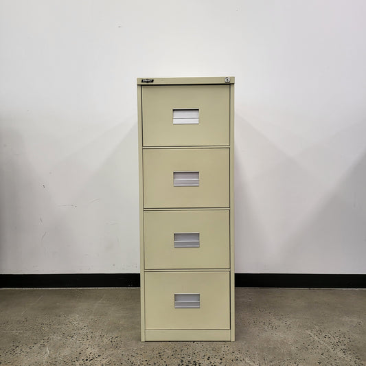 Godfrey 4 Drawer Filing Cabinet in Beige