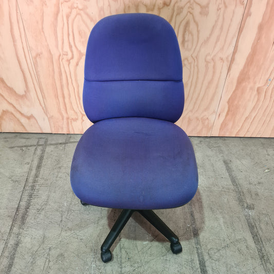 CLEARANCE Blue Task Chair High Back